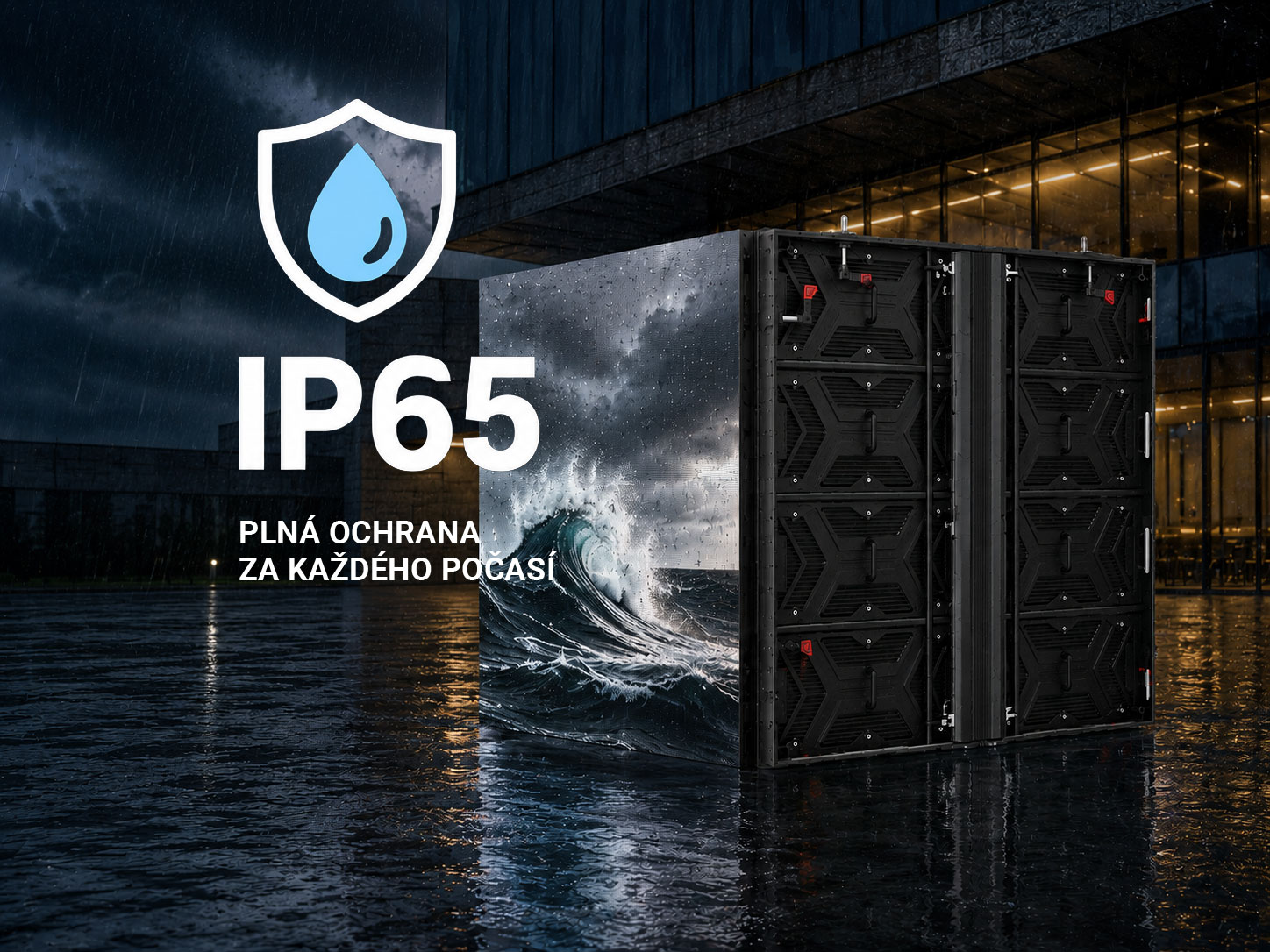IP65 ochrana venkovní LED obrazovky