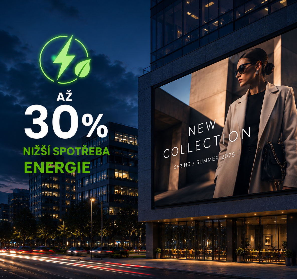 Nízká spotřeba energie venkovní LED obrazovky