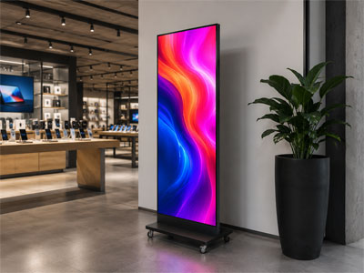 LED poster na stojanu