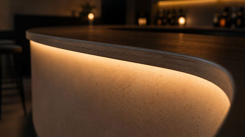 LED pásek s bočním svitem pro osvětlení hran
